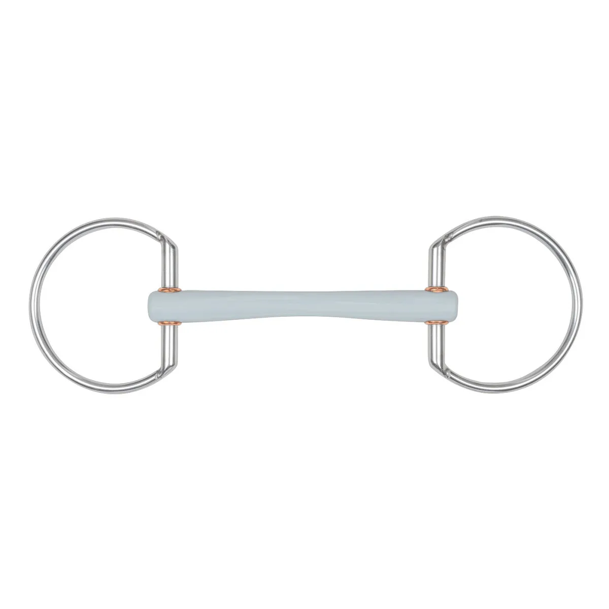Olivenkopfgebiss Comfortstange dünn, Ring 7,5cm, soft 12,0cm - Beris - FashionsVida