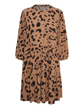 CULTURE Vestido beige oscuro