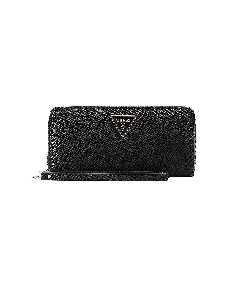 Portefeuille LAUREL Large noir - Guess - FashionsVida