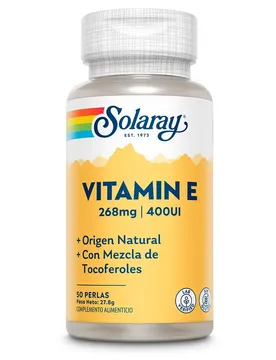 Solaray Vitamina E 00 Ui 50 Unità