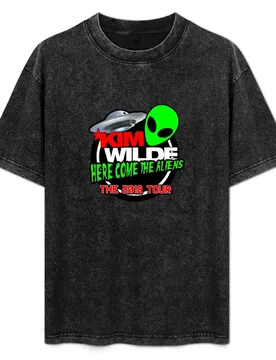 Kim Wilde Here Come The Aliens T-Shirt Anti-Pilling Casual T-Shirt - Aliexpress - FashionsVida