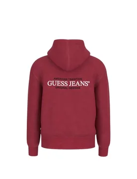 Guess Hoodie à glissière en coton - Guess - FashionsVida