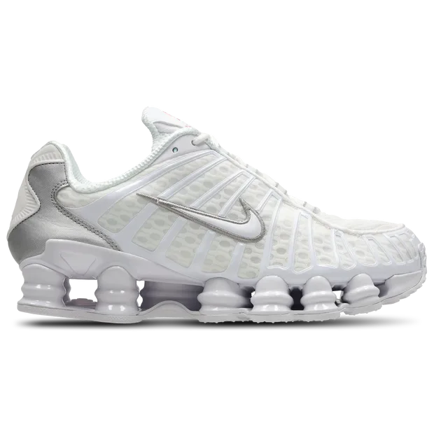 Shox Men's Sneakers - White - Size 8 - Synthetics, Textile - White - Size: 8 - Nike - FashionsVida