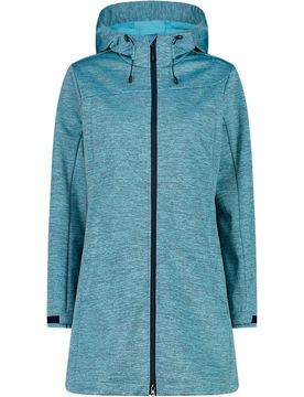 Woman coat fix hood chaqueta softshell mujer Azul (34)