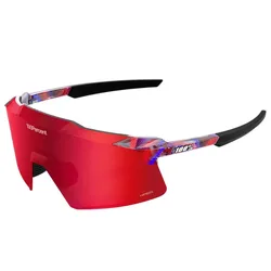 Occhiali Da Sole Aerocraft Fdj Gloss Translucent Red / Blue
