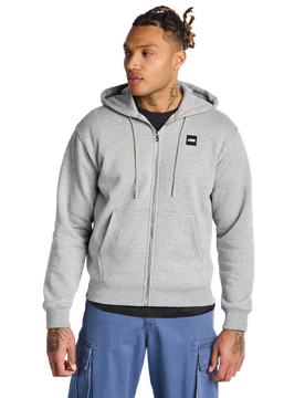 Embroidered Hooded Uomo - Felpe con cappuccio Grigio - Taglia XL - Pile di cotone XL