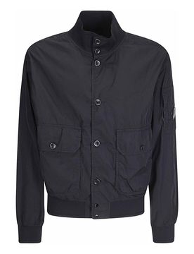 Giubbotto bomber con bottoni cromati R