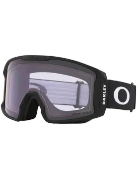 Masque de ski - Line Miner M Matte Black Prizm Clear en Silicone - Noir - Oakley - FashionsVida