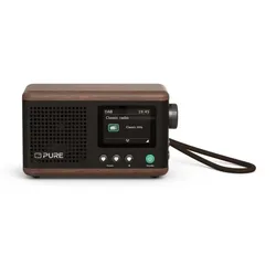 Radio Portable Classic Mini Coffee Black / Walnut One Size unisex