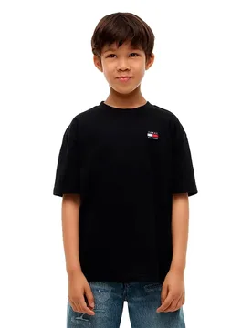Maglietta A Maniche Corte Ks0ks00756 Black 14 Anni - Tommy hilfiger - FashionsVida