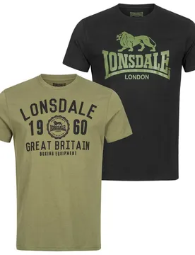 T-shirt à Manches Courtes Bangor 2 Unités Black / Olive S