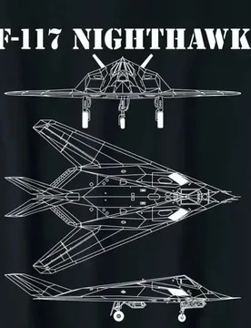 F-117 Stealth Aircraft Nighthawk Schematic Military Jet F117 Men T-Shirt Short Sleeve Casual 100% Cotton O-Neck Summer Shirt - Aliexpress - FashionsVida