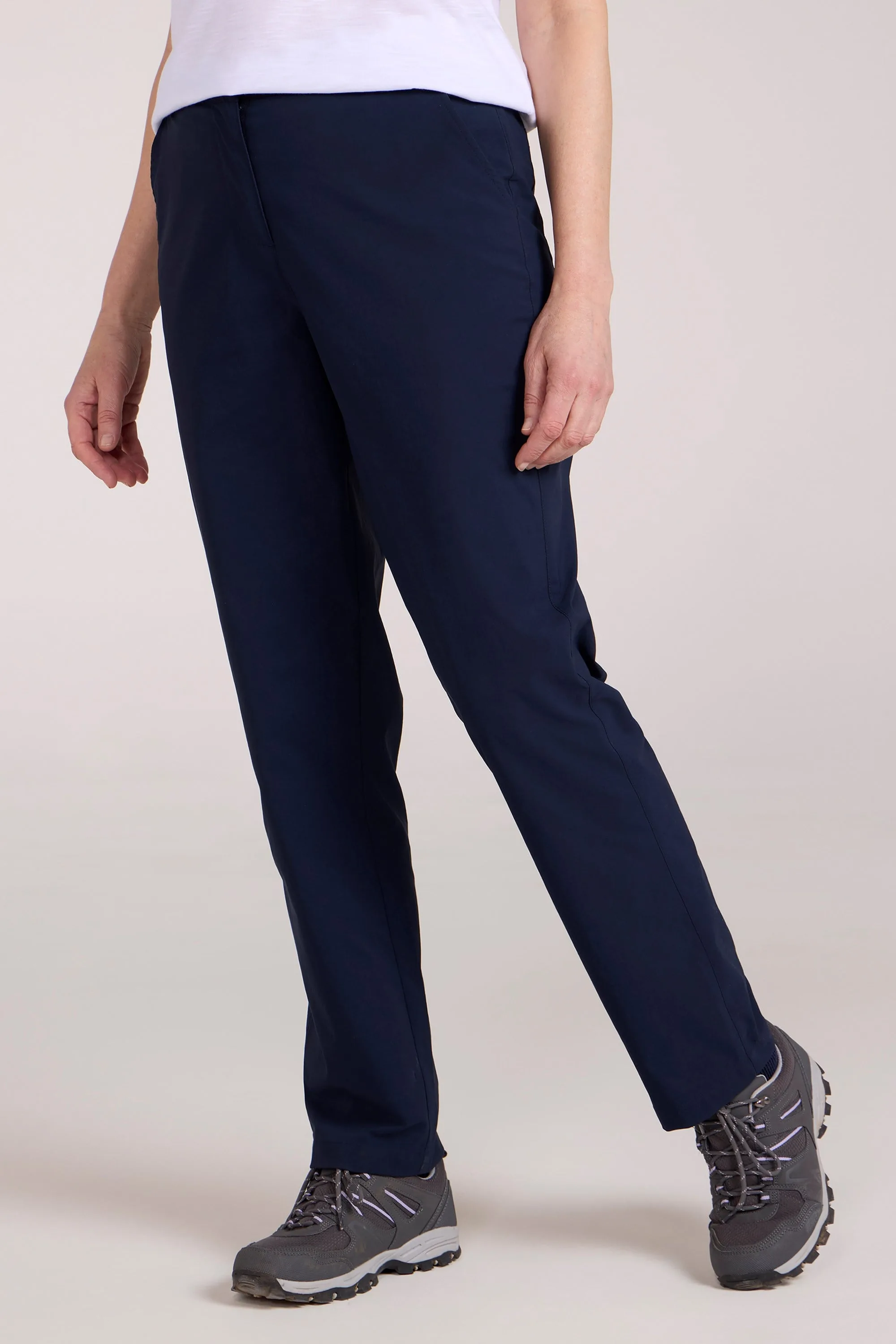 Delta Stretch Womens Trousers - Navy - Navy - Size: 8 - Mountain Warehouse - FashionsVida
