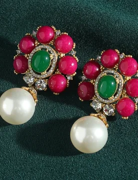 Vintage Pink Pearl Flower Drop Earring Antique Retro Style Designer For Women Classic Accessories Luxury Elegant New 2026 Gift - Aliexpress - FashionsVida