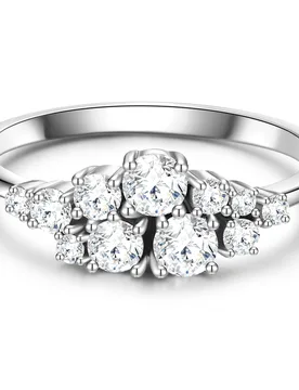 Womens Sterling Silver Ring - Size N - Glanzstücke München - FashionsVida