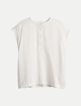 Opus Jerseyshirt Sajula Weiß 36