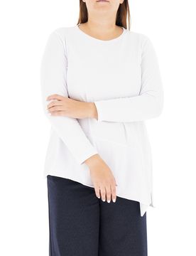 JURERE Maglia in cotone BIANCO S
