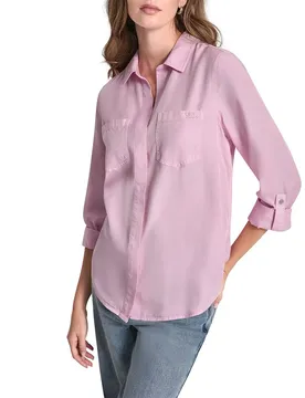 Chemise à Manches Longues Dw5900201 Pink Lavender M