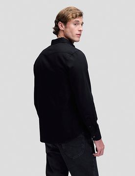 Western Regular Lightweight Shirt Black Größe S male
