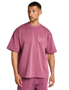 Pit Stop Herren T-Shirts - Lila - Größe M - Baumwoll-Jersey Purple M