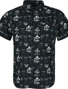 Disney Kurzarmhemd - Black Summer - S bis XXL - für Männer - Größe XL - multicolor - EMP exklusives Merchandise! - Männer - male - Lilo & Stitch - FashionsVida