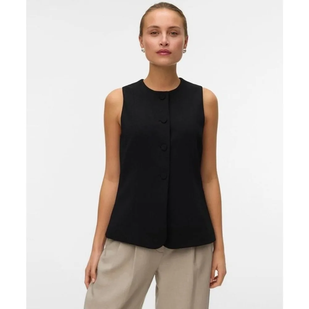 Chaleco de vestir de mujer tejido jersey - Vero Moda - FashionsVida