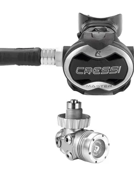 Set Di Regolatori Subacquei Master Chrome T10 Sc Din 300 - Cressi - FashionsVida