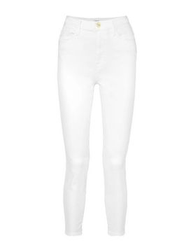 Pantalones vaqueros Mujer Blanco 28 Mujer
