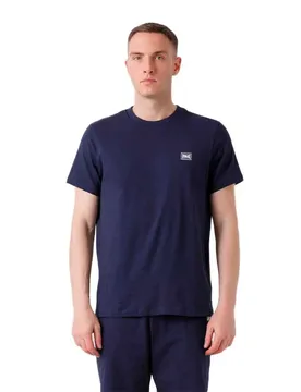 T-shirt à Manches Courtes Blue Navy M