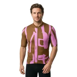 Maillot à Manches Courtes Road Print