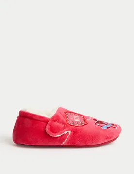 Kids' Spider-Man™ Riptape Slippers (4 Small - 13 Small) Red Mix male - M&S - FashionsVida