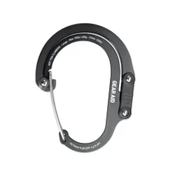 Karabiner Heroclip - Schwarz / M Schwarz adult