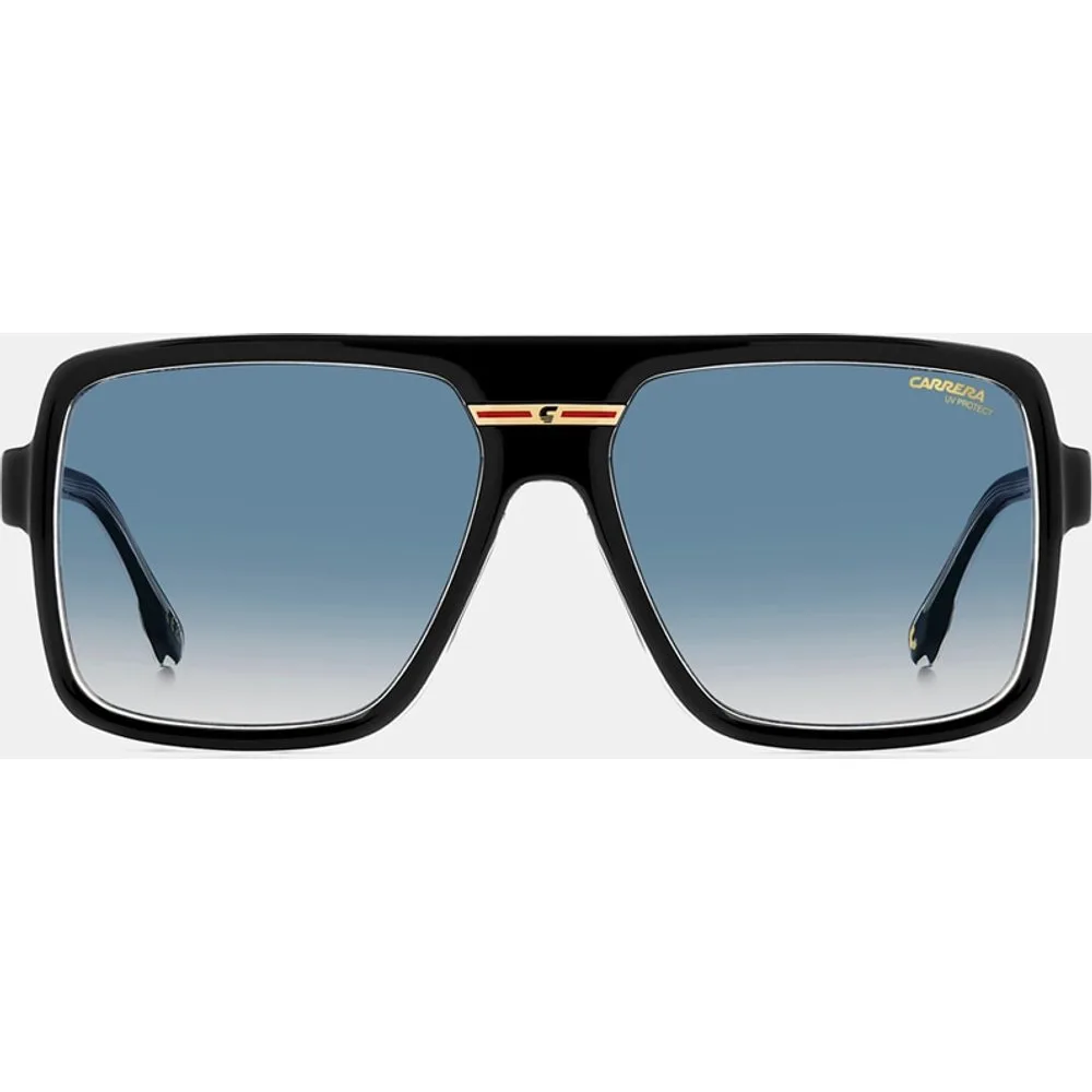 Gafa de sol de hombre rectangular en poliamida con lente degradada - Carrera - FashionsVida
