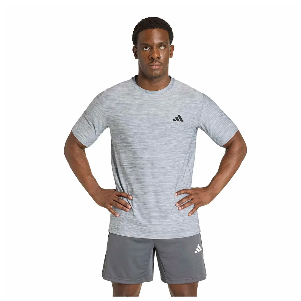 T-shirt à Manches Courtes Workout Essentials Flex Medium Grey Heather 2XL - Adidas - FashionsVida