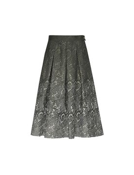Falda tradicional MILA verde oscuro 36