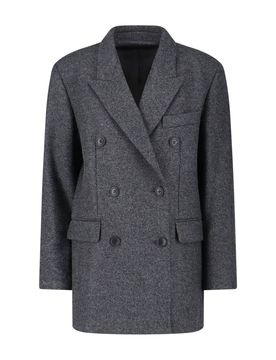 Women's Virgin Wool Blazer Jacket with Viscose & Wool-Gout Hair Lining