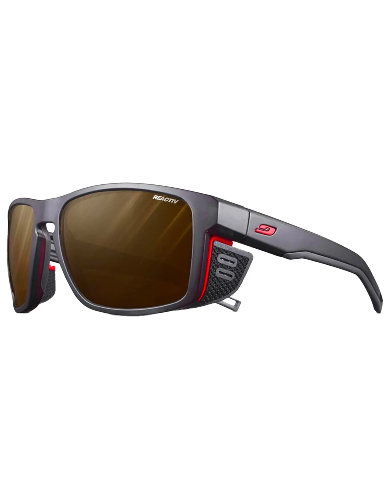 Sonnenbrille Shield Noir/Orange Reactiv 2-4 Polarized schwarz - Julbo - FashionsVida