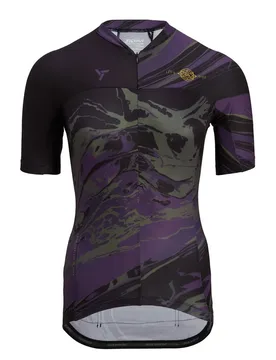 Maglia A Maniche Corte Wd1621 Catirina Black / Plum - SILVINI - FashionsVida