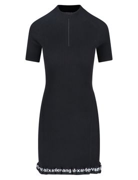 Stretch Nylon Contour Midi Dress