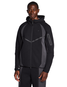 Tech Fleece Herren Kapuzenpullover - Schwarz - Größe XL - Poly Fleece Black XL