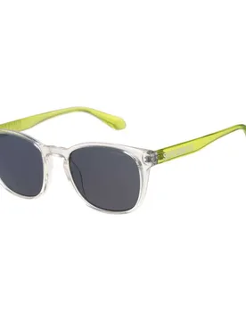 Lunettes De Soleil Sds-5038-100 Crystal / Lime Solid Smoke/CAT3 Homme - Superdry - FashionsVida