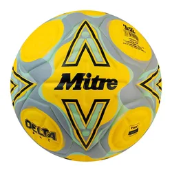 Ballon De Football Delta One Yellow / Black / Grey 5 unisex