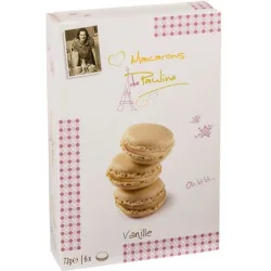 Macarons rellenos de crema de vainilla