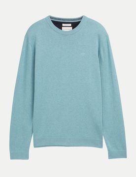 Strickpullover Blau XL
