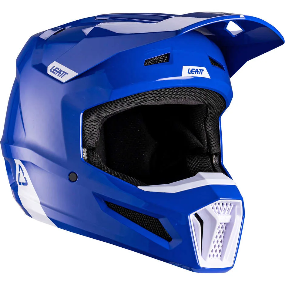 Casco Moto Cross 2.5 - V26 Blu taglia M - Leatt - FashionsVida