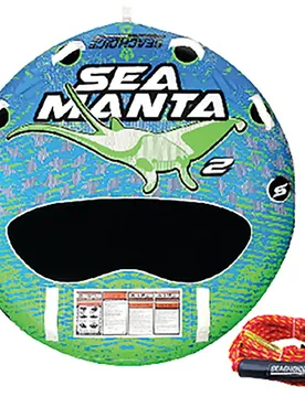 Jouet Aquatique Tractable Sea Manta Green 1-2 Places unisex