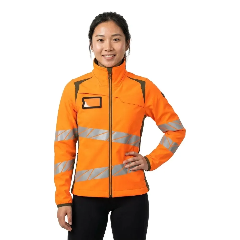 Veste Softshell Accelerate Safe 19012 Hi-Vis Orange / Moss Green 5XL - MASCOT - FashionsVida