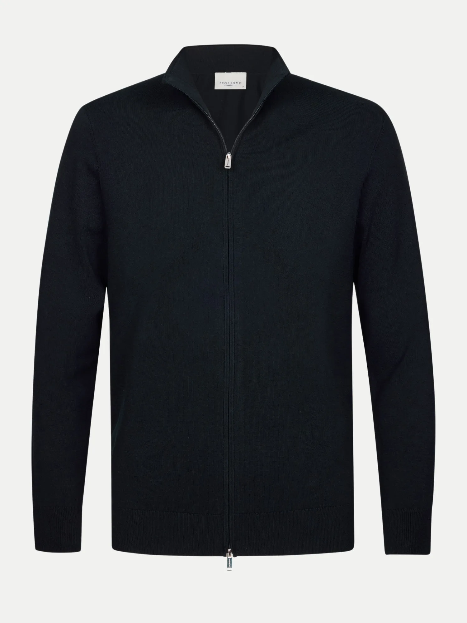 Cardigan mit Stehkragen Schwarz S - Profuomo - FashionsVida