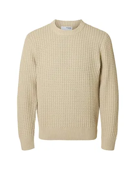 Selected Pullover SLHTOM beige XL - Selected - FashionsVida