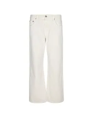 Jeans Coupe Évasée FAYE crème 28